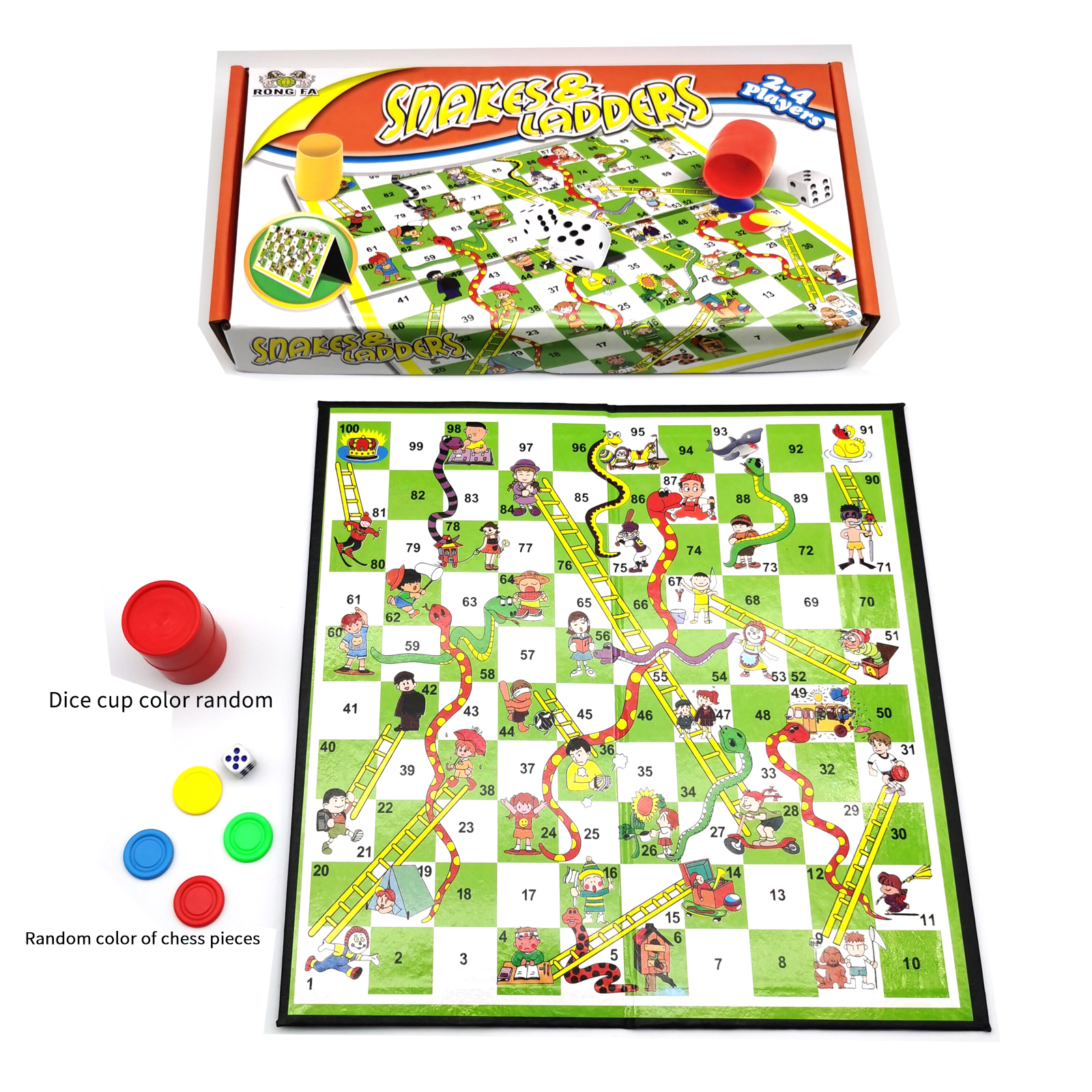 Strategy Board Game - Snakes and Ladders Board Set, Strategy