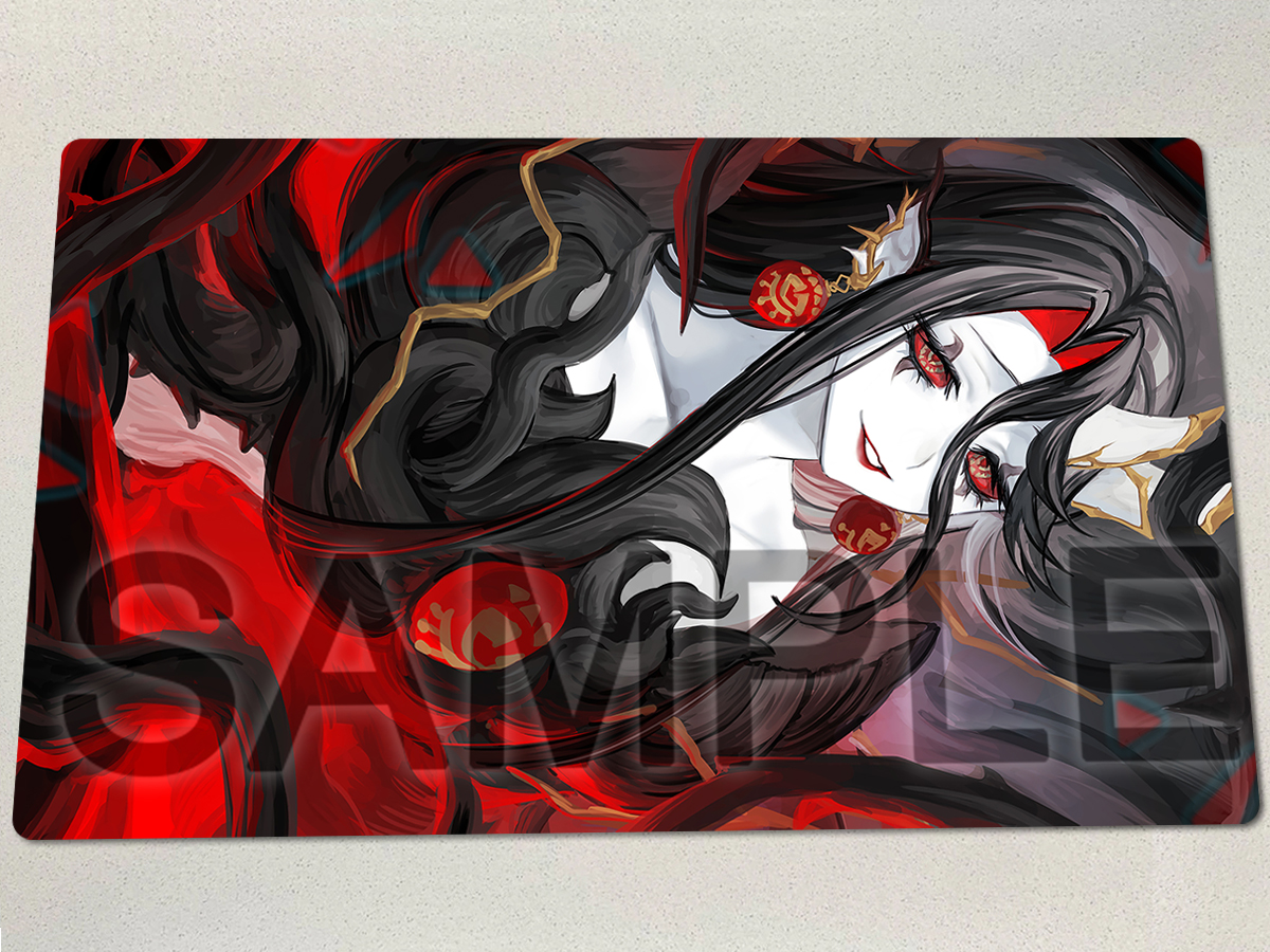 Board Game Queen - YuGiOh Queen Azamina Playmat TCG CCG