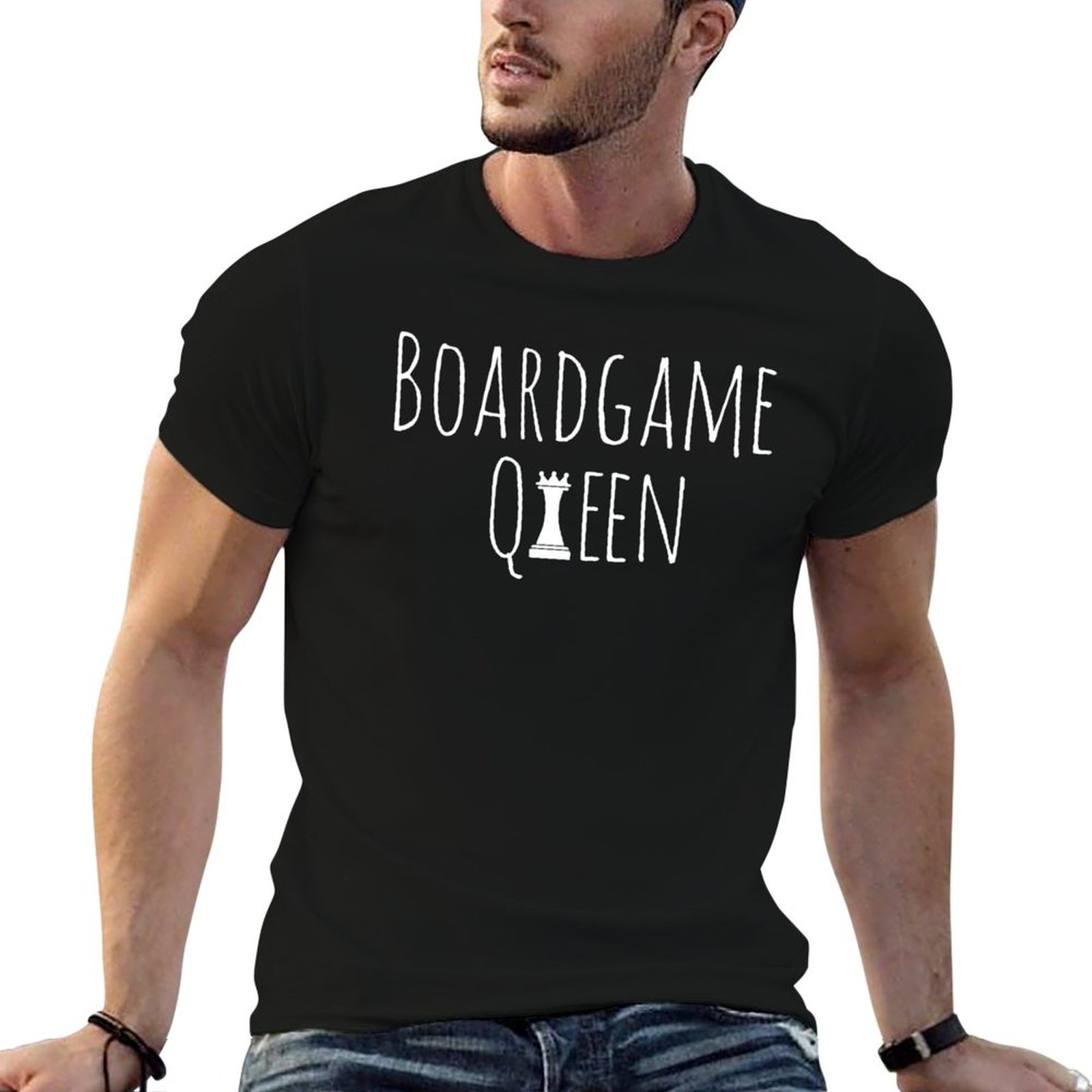 Board Game Queen - Boardgame Queen T-Shirt t shirts cotton