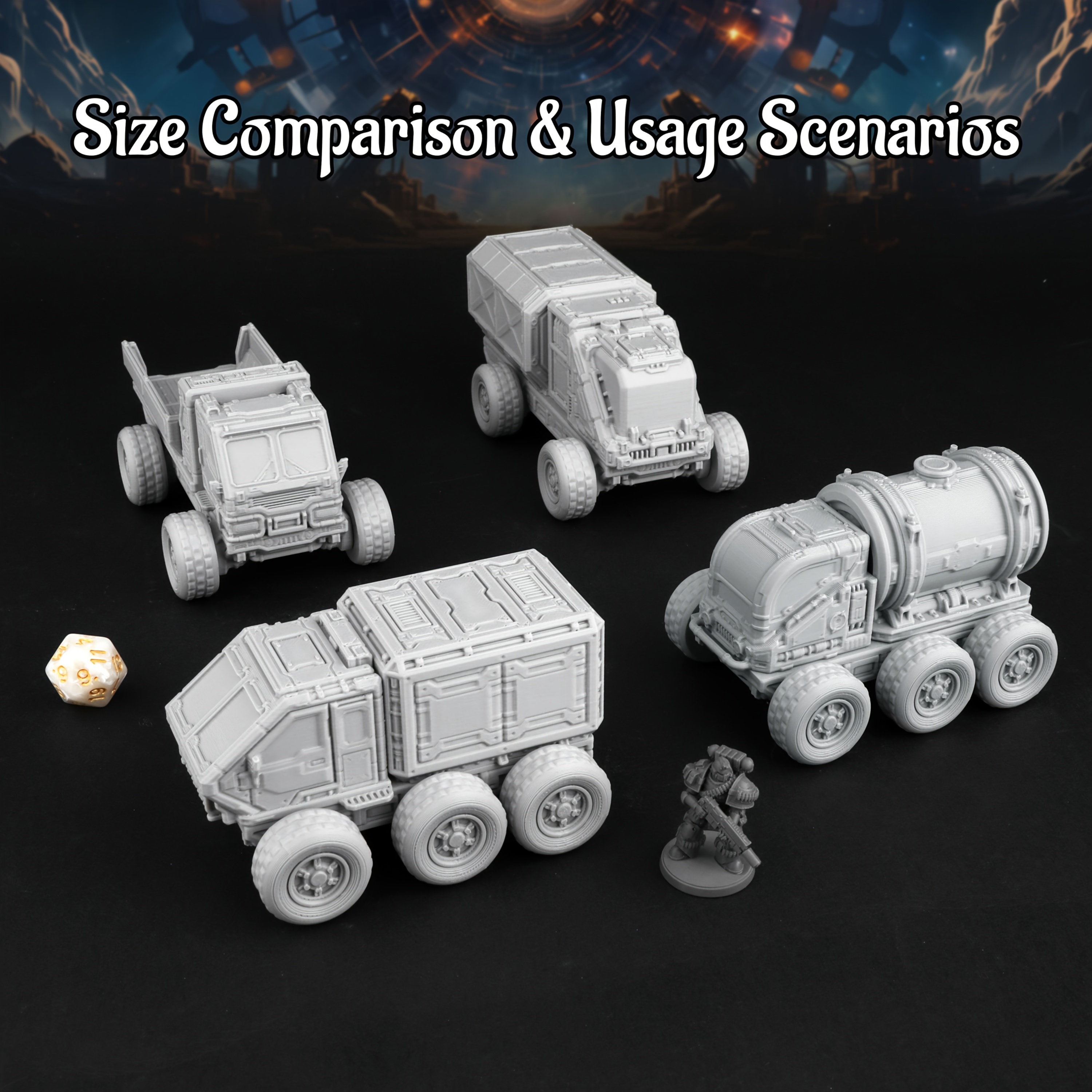 Sci-Fi RPG Truck Miniatures, P - Board Game Dune บทวิจารณ์และราคา