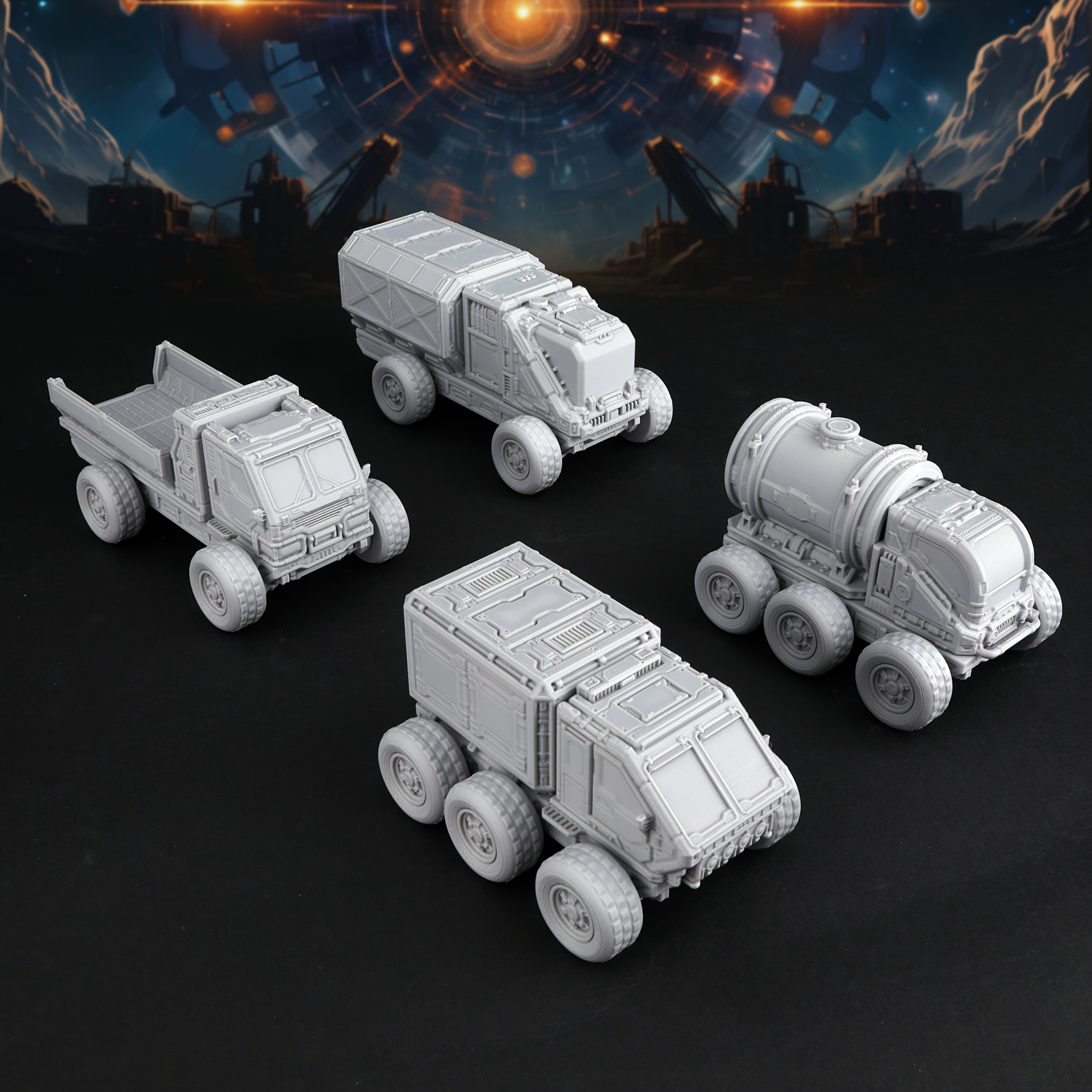 Sci-Fi RPG Truck Miniatures, P - Board Game Dune บทวิจารณ์และราคา