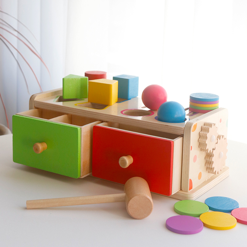 Montessori Wooden Sorting Stac - Board Game Design บทวิจารณ์และราคา