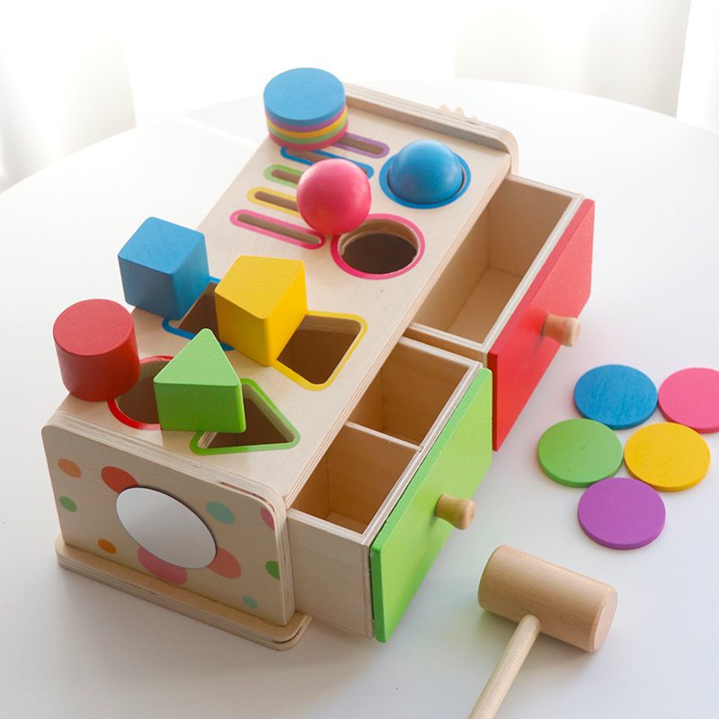 Montessori Wooden Sorting Stac - Board Game Design บทวิจารณ์และราคา