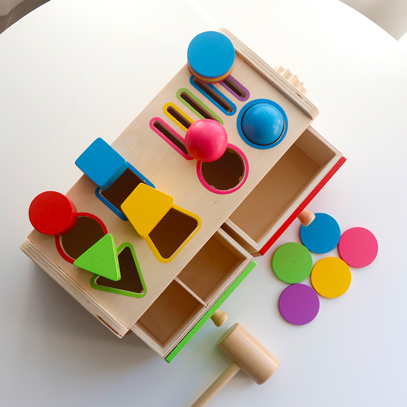 Montessori Wooden Sorting Stac - Board Game Design บทวิจารณ์และราคา