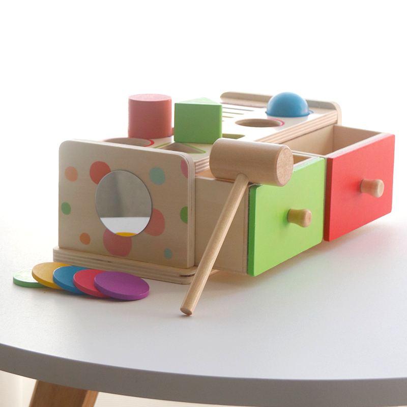 Montessori Wooden Sorting Stac - Board Game Design บทวิจารณ์และราคา