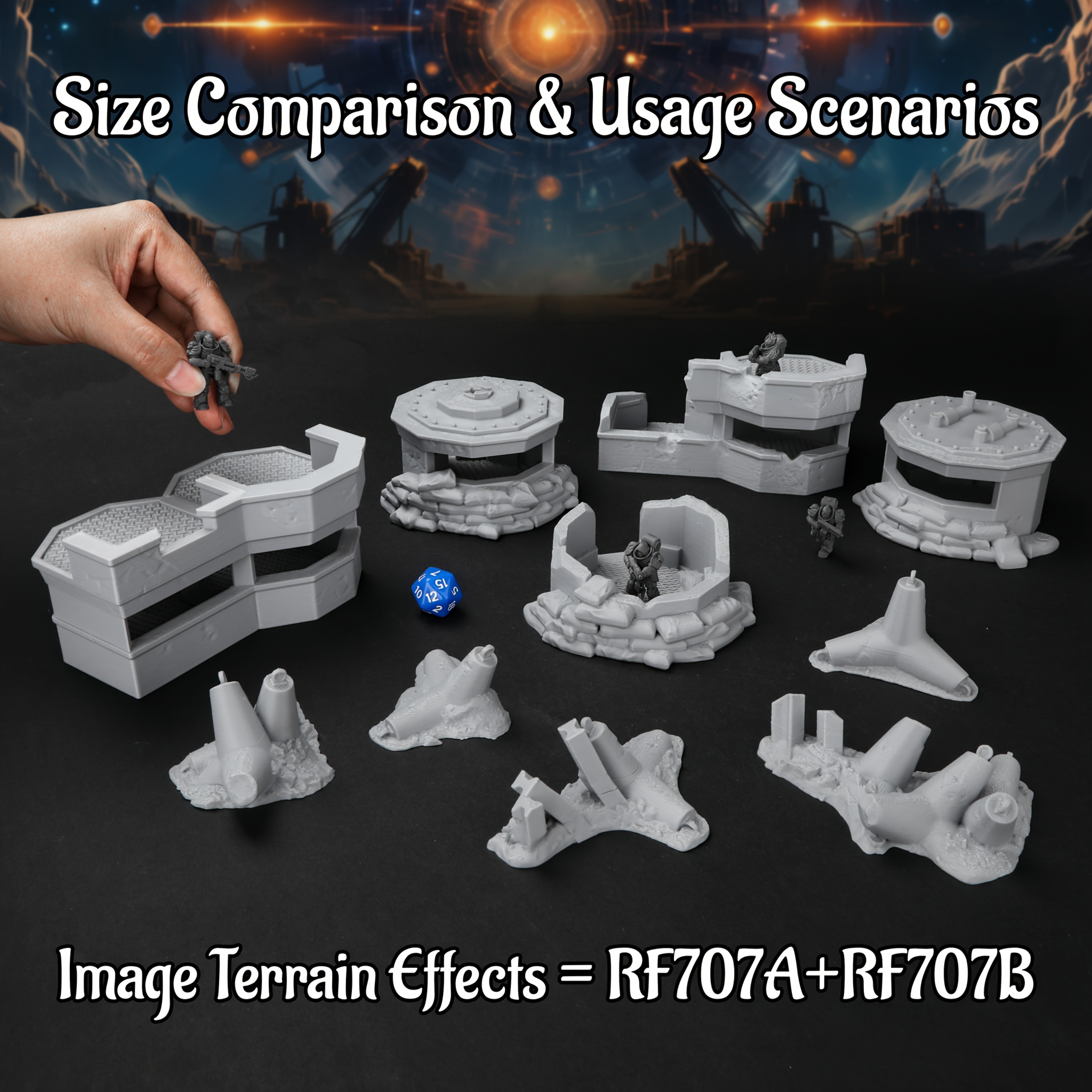 Sci-Fi Modular Battlefield Bun - Board Game Dune บทวิจารณ์และราคา