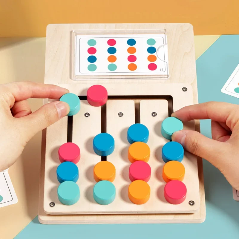 Montessori Wooden Color Shape  - Board Game Design บทวิจารณ์และราคา