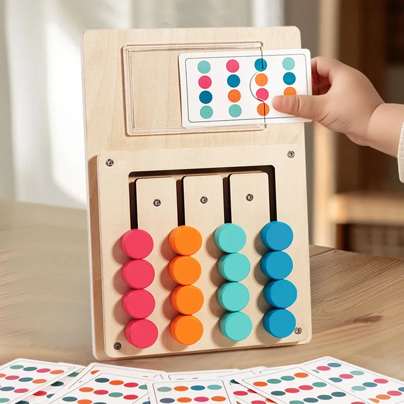 Montessori Wooden Color Shape  - Board Game Design บทวิจารณ์และราคา