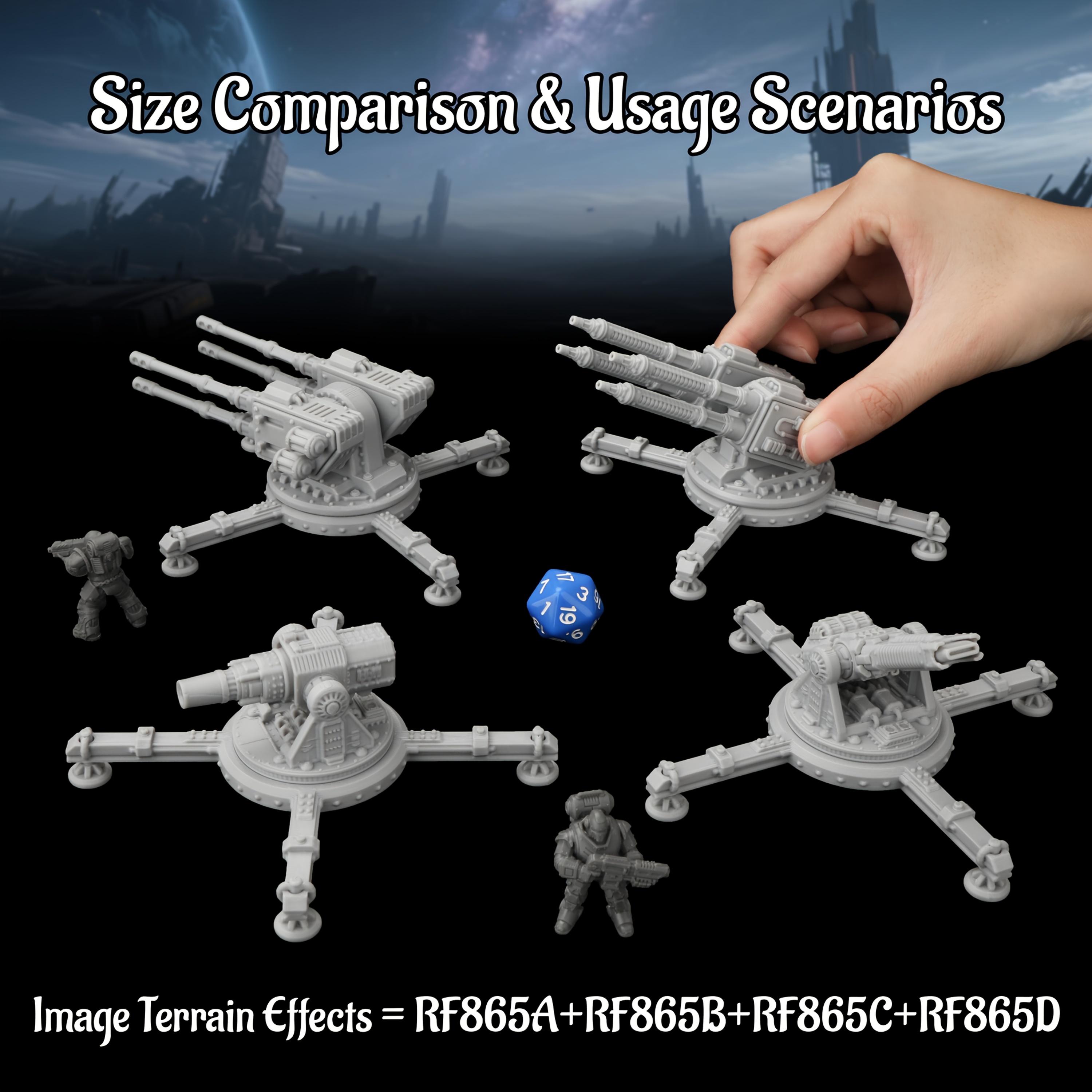 Sci-Fi Base Defense Miniature  - Board Game Dune บทวิจารณ์และราคา