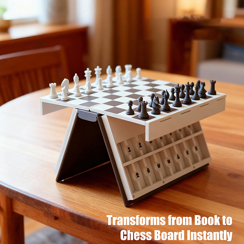 Chess Set 3D Printed Book Fold - Board Game Design บทวิจารณ์และราคา