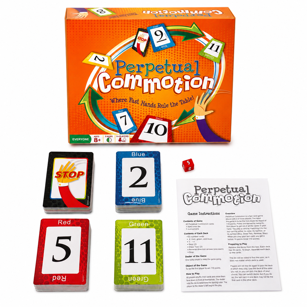 Perpetual Commotion Fast Hands - Strategy Board Game บทวิจารณ์และราคา