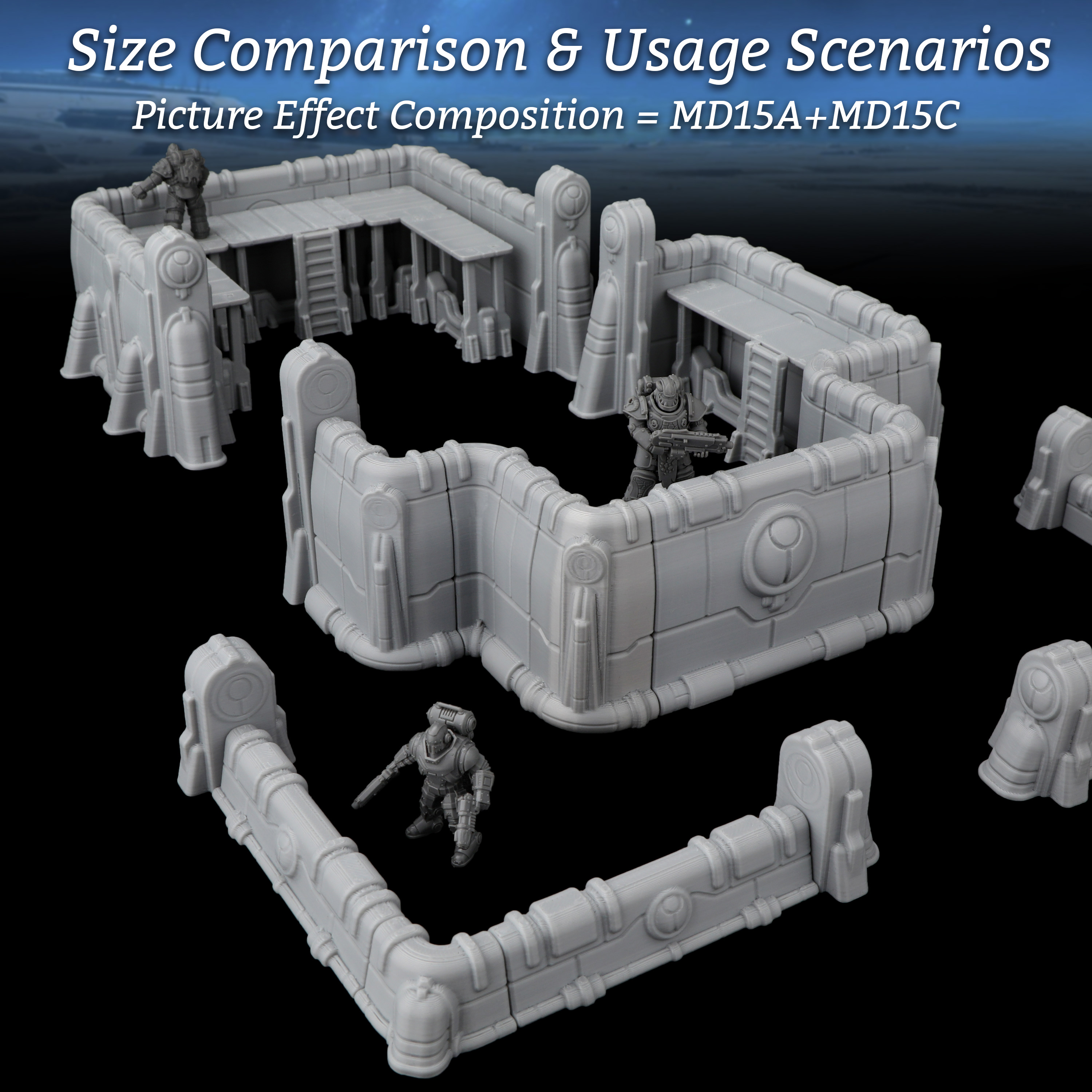 Sci-Fi Modular Fortress Defens - Board Game Dune บทวิจารณ์และราคา