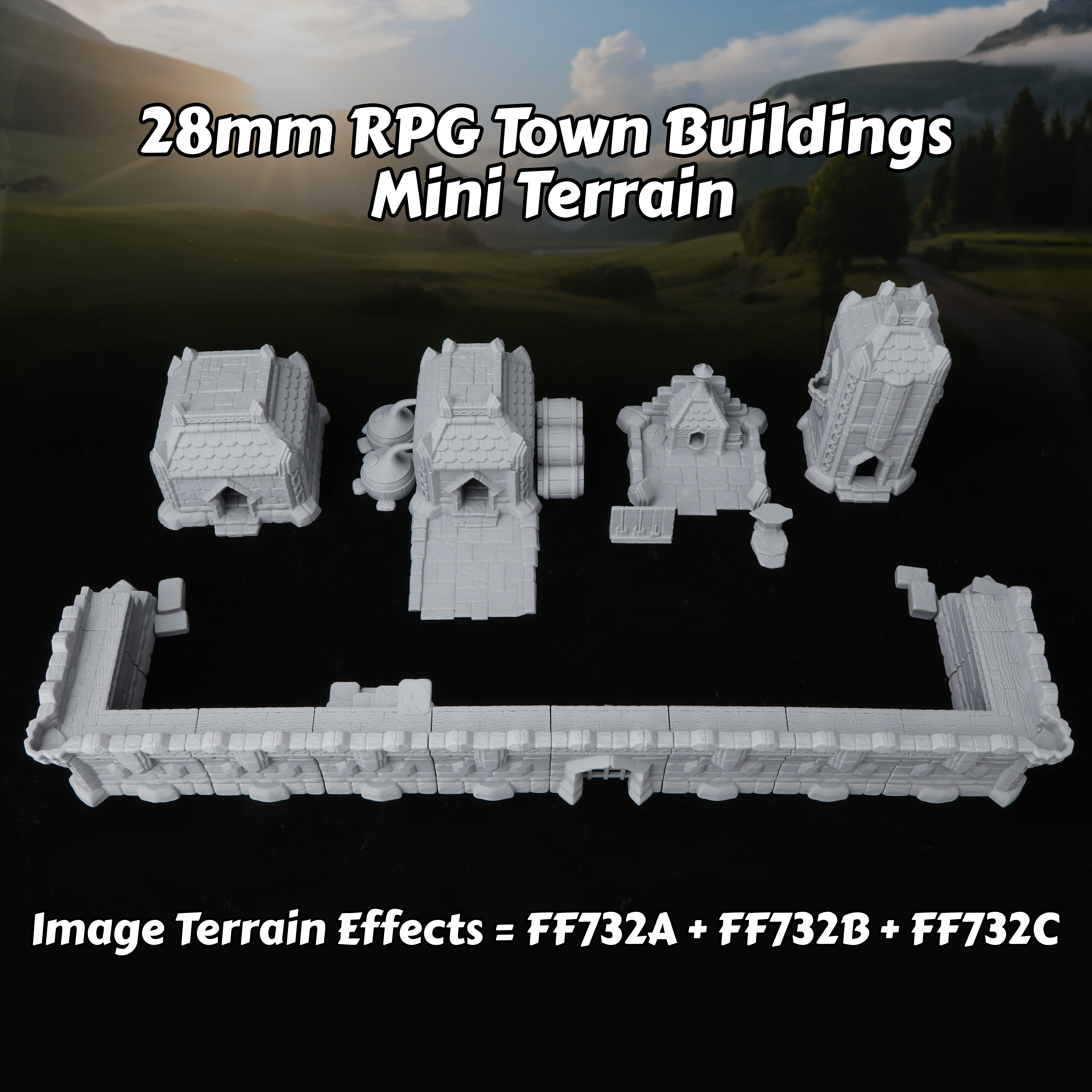 Fantasy Town Buildings Miniatu - Board Game Dune บทวิจารณ์และราคา