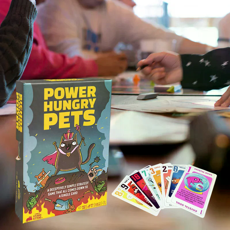 Power Hungry Pets Card Game Fa - Strategy Board Game บทวิจารณ์และราคา