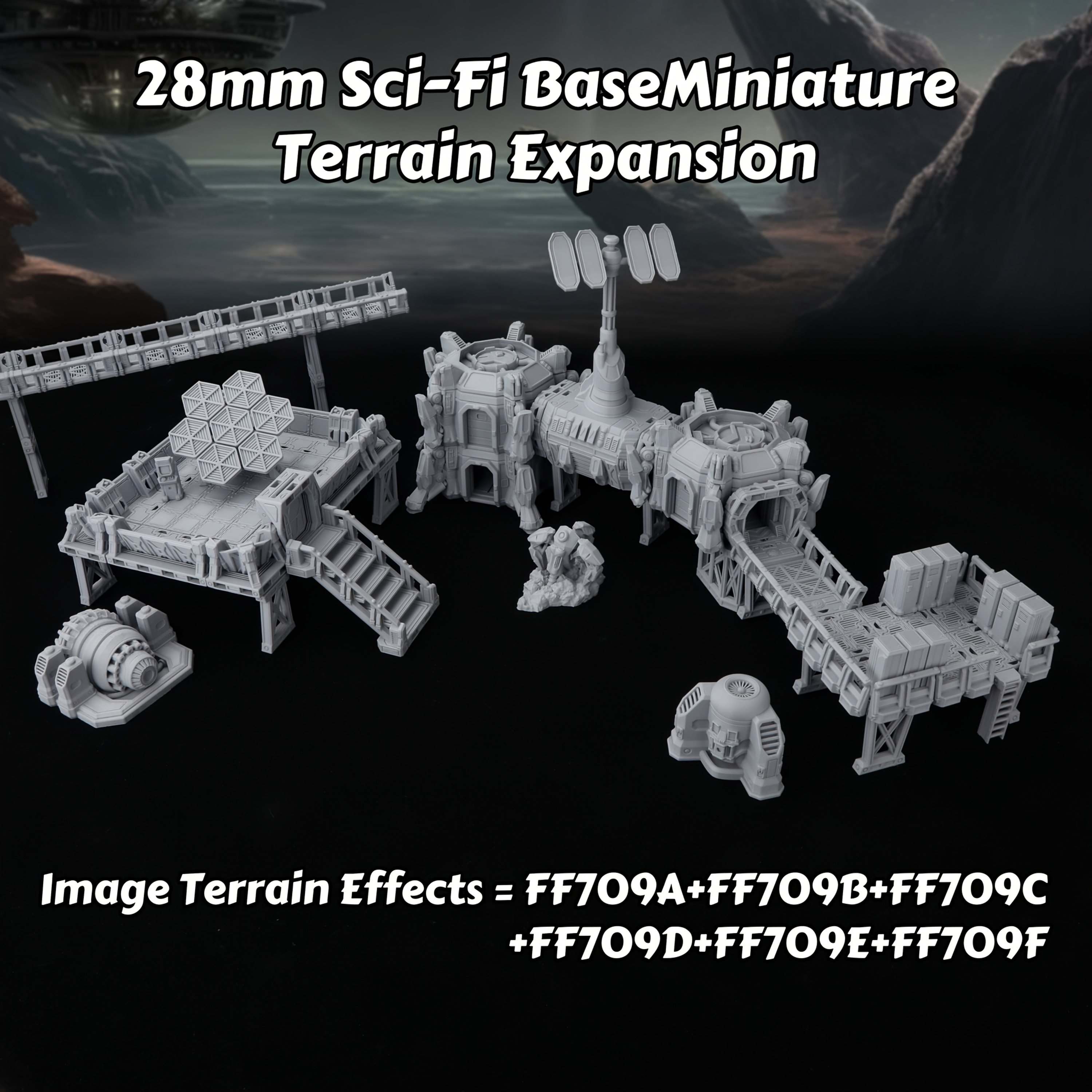 Epical Sci-Fi Terrain Set for  - Board Game Dune บทวิจารณ์และราคา