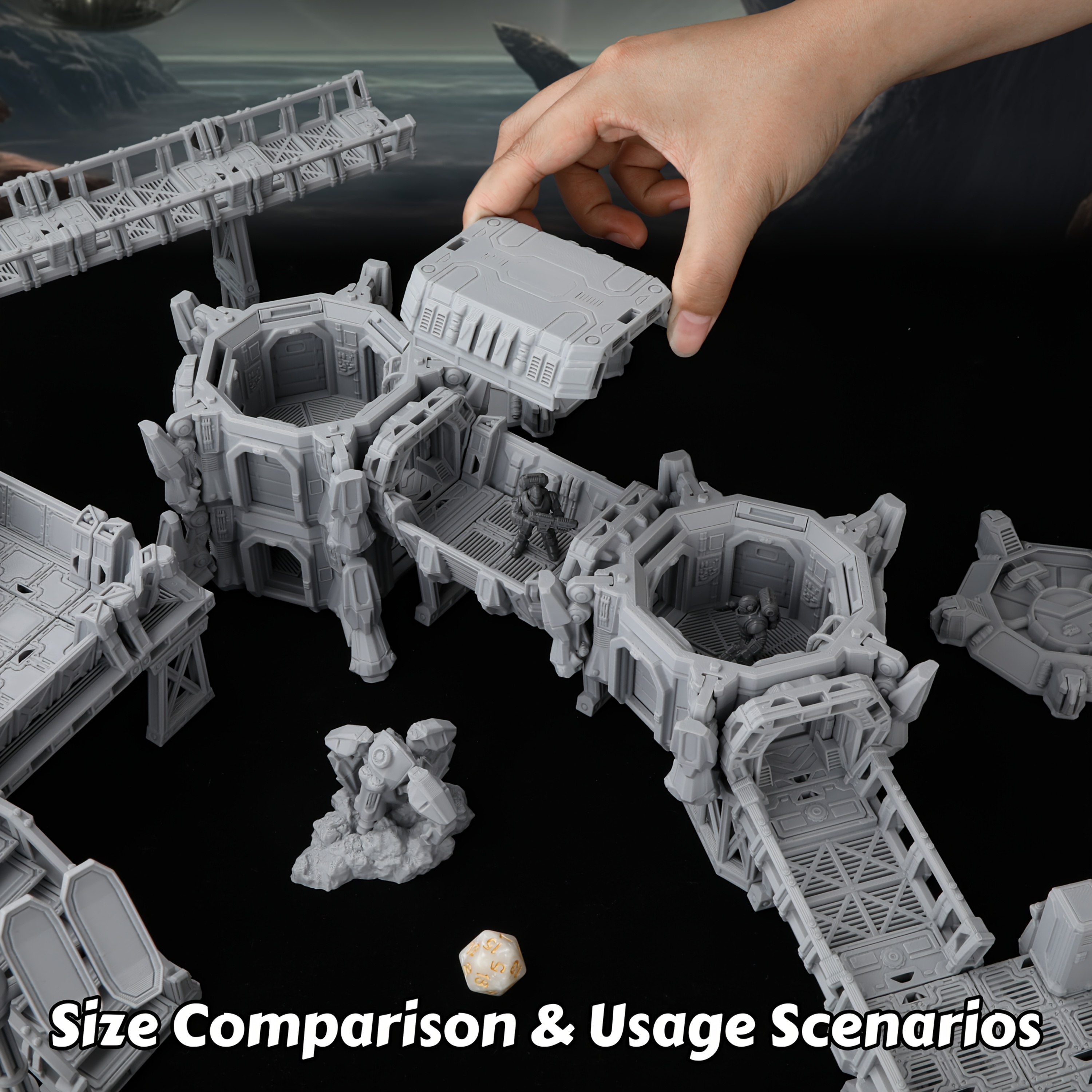 Epical Sci-Fi Terrain Set for  - Board Game Dune บทวิจารณ์และราคา