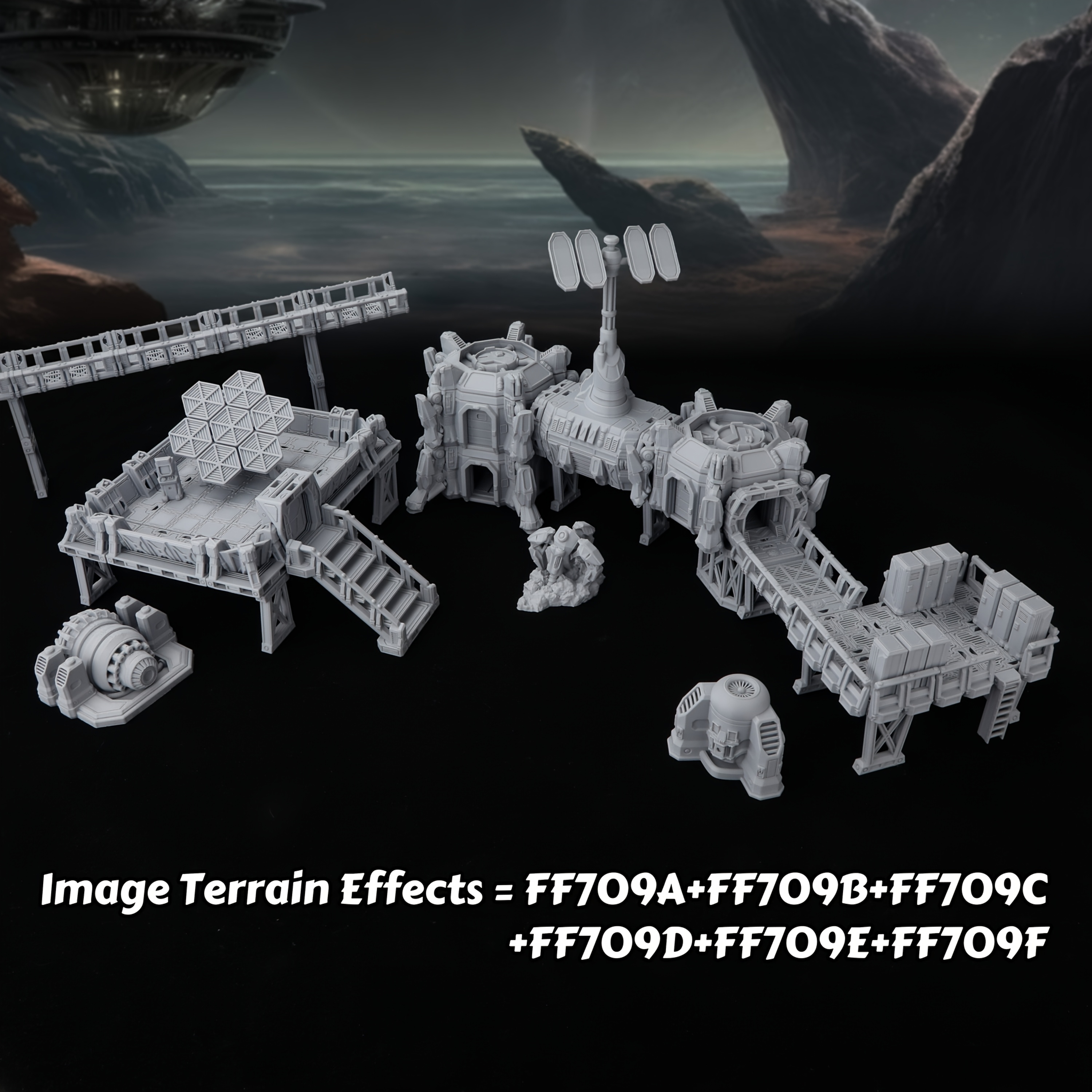 Epical Sci-Fi Terrain Set for  - Board Game Dune บทวิจารณ์และราคา