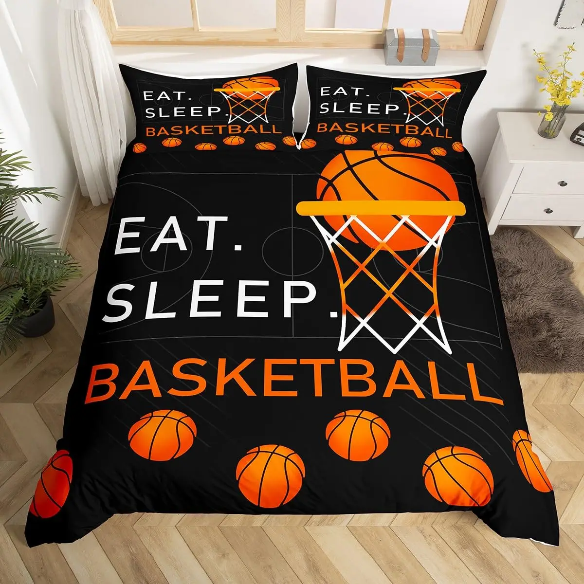 Basketball Duvet Cover Twin Qu - Board Game Queen บทวิจารณ์และราคา