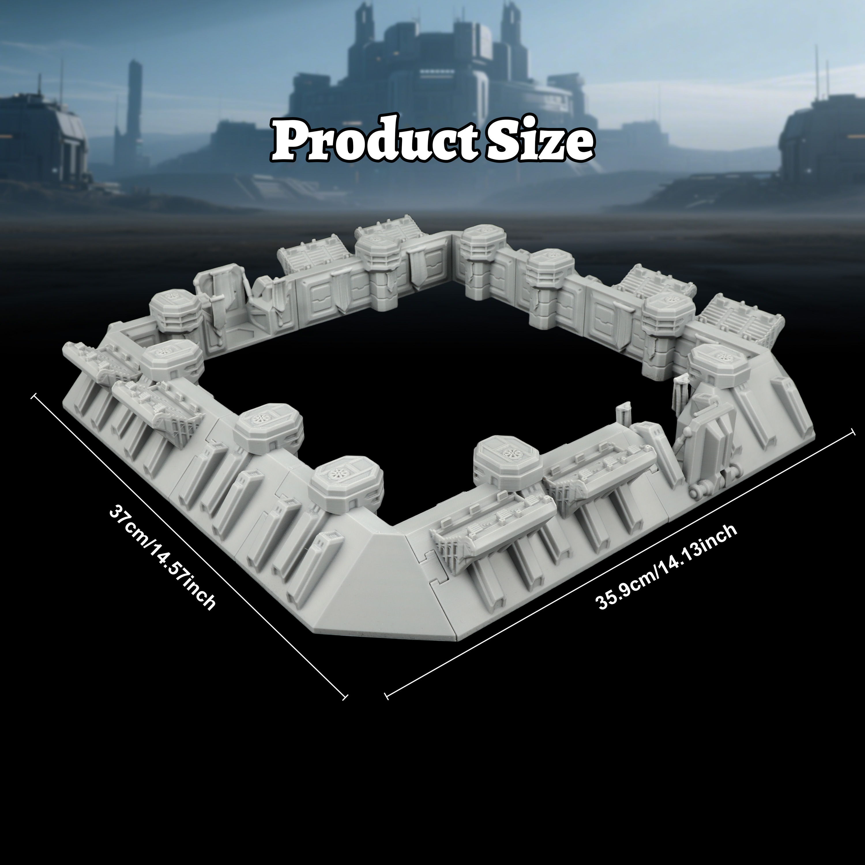 Sci-Fi Arena Terrain Set - Gre - Board Game Dune บทวิจารณ์และราคา