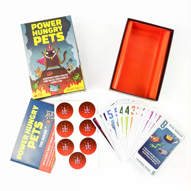 Power Hungry Pets Card Game Fa - Strategy Board Game บทวิจารณ์และราคา