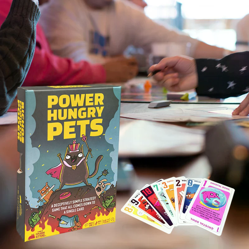 Power Hungry Pets Card Game Fa - Strategy Board Game บทวิจารณ์และราคา