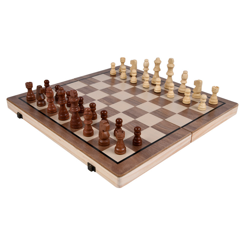 Wooden 2-in-1 Magnetic Chess S - Board Game Queen บทวิจารณ์และราคา