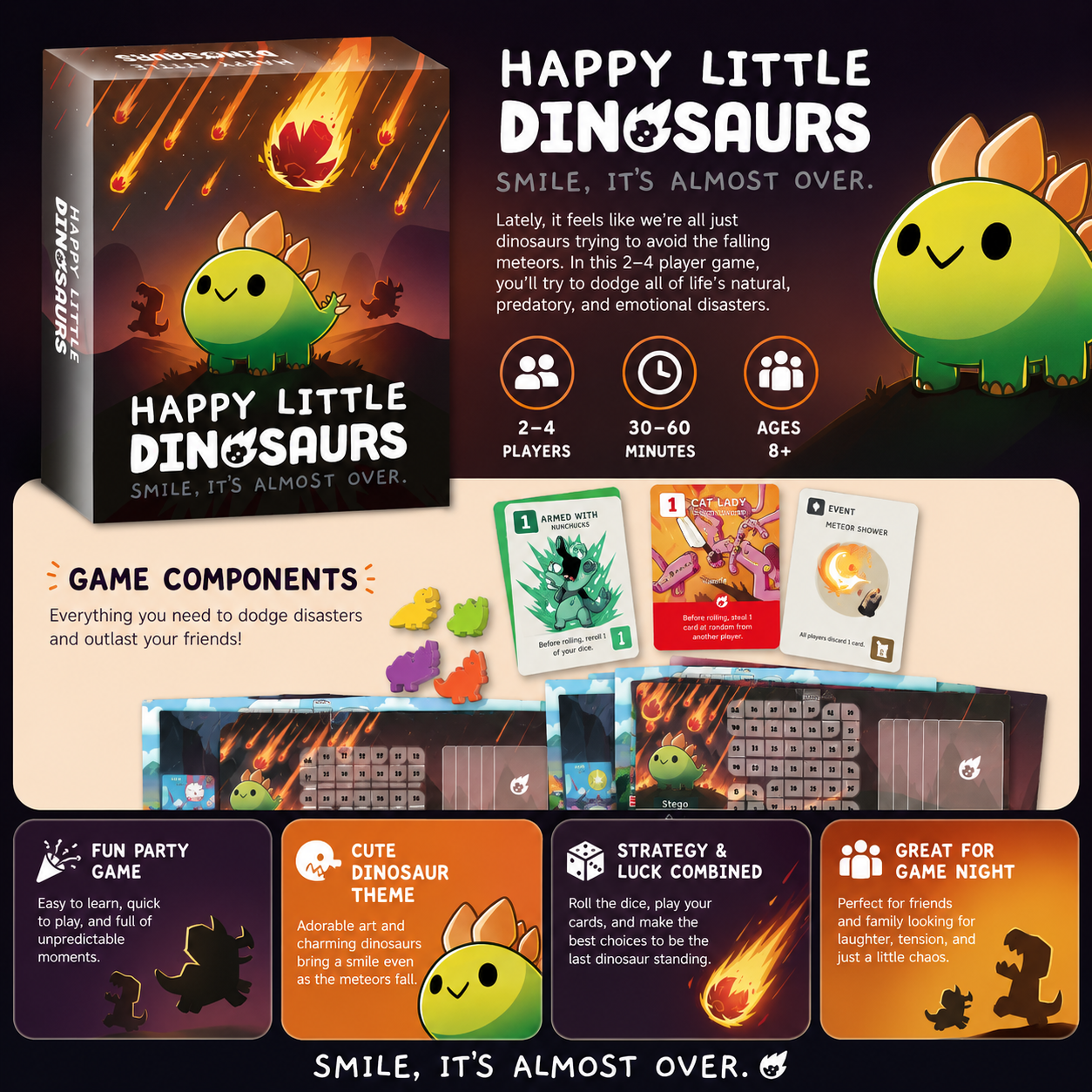 Happy Little Dinosaurs Cute Su - Strategy Board Game บทวิจารณ์และราคา