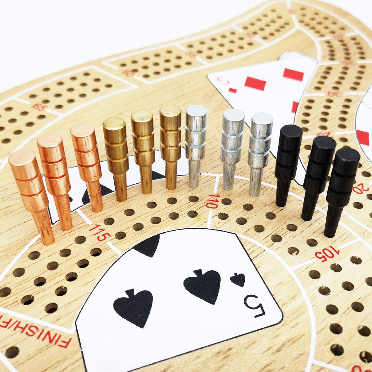 100 Pieces Metal Cribbage Pegs - Board Game Design บทวิจารณ์และราคา